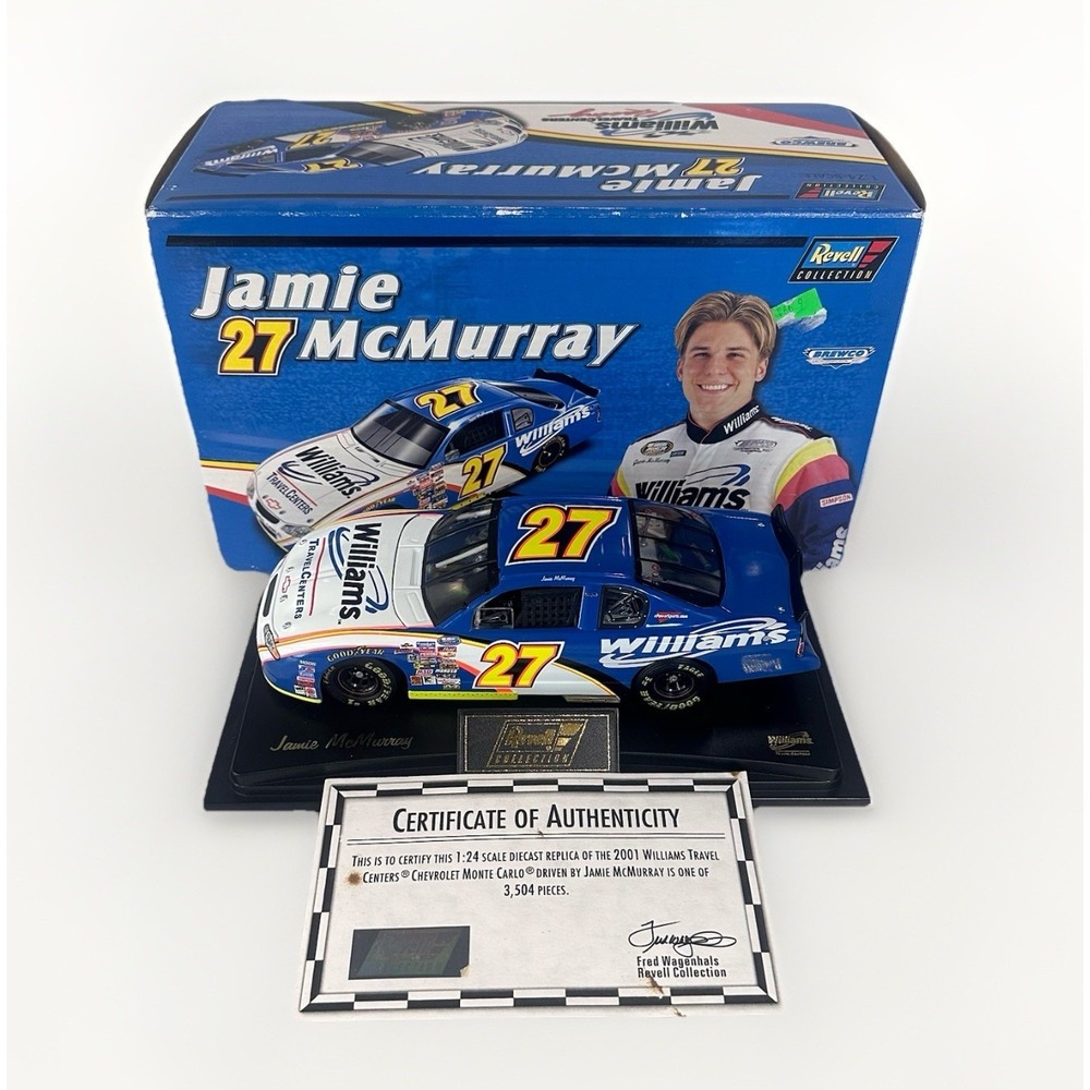 Jamie McMurray #27 Williams 1 of 3054 Monte Carlo Chevy 2001 Revell Diecast 1:24